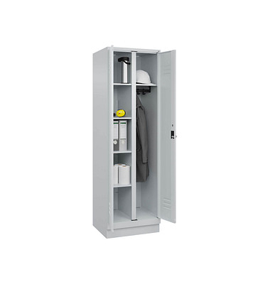 Spind Classic PLUS lichtgrau 080620-20 S10009, 1 Schließfach 60,0 x 50,0 x 195,0 cm